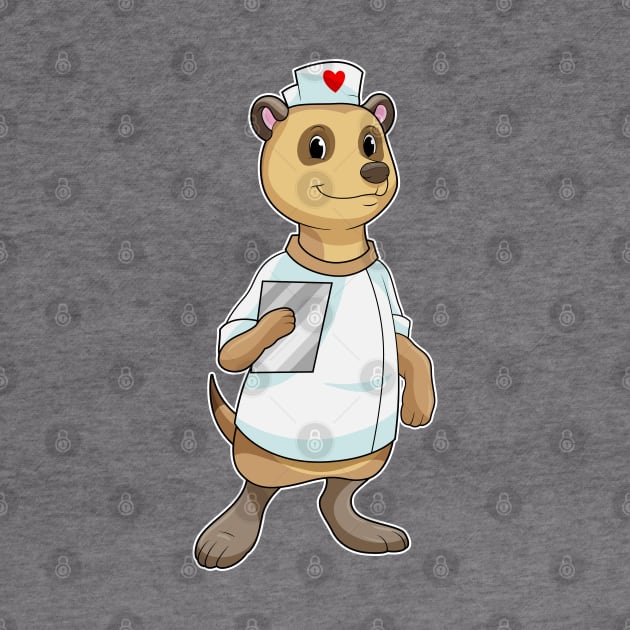 Meerkat as Nurse with Heart by Markus Schnabel